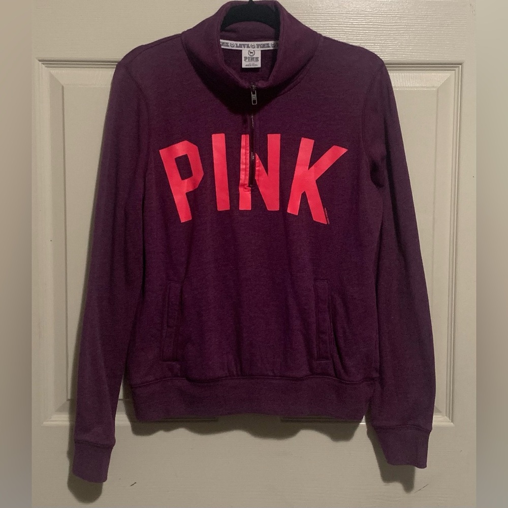 NWOT PINK Victoria's Secret Women's Hoodie in Purple and Pink. M